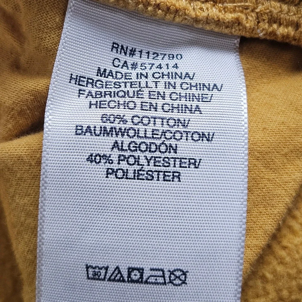 True Religion Jogger‎ Sweatpants Mustard Yellow Embroidered Logo Men's L